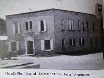 Malad's First Hospital. Later the "town house" apartments