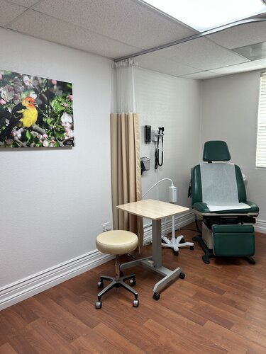 Rural Health Clinic patient room 